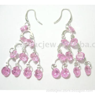 925sterling silver earring with CZ setting